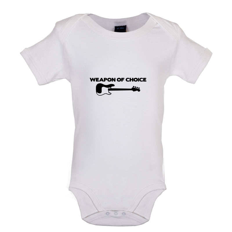 Weapon Of Choice Bass Guitar Baby T Shirt