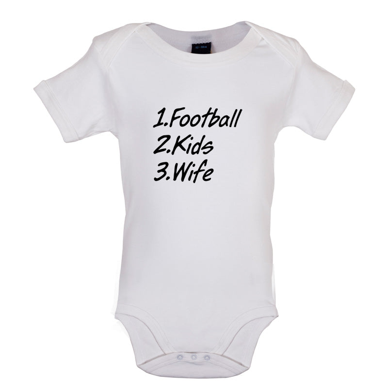 Football Kids Wife Baby T Shirt