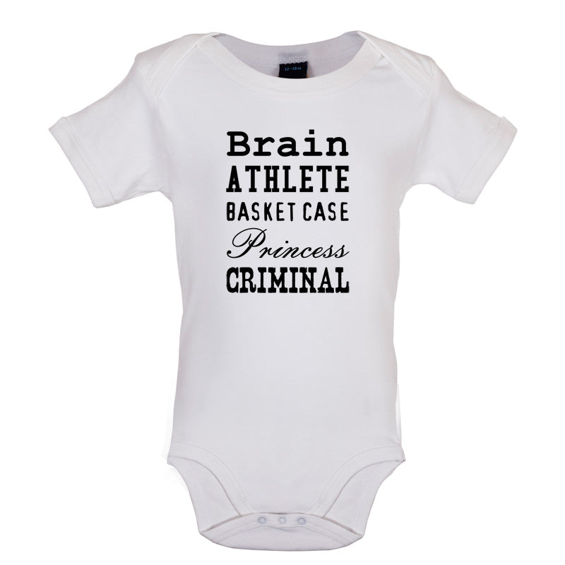 Brain Athlete Basket Case Princess Criminal T Shirt