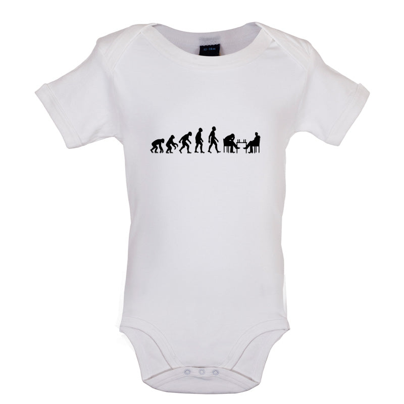 Evolution of Man Chess Baby T Shirt