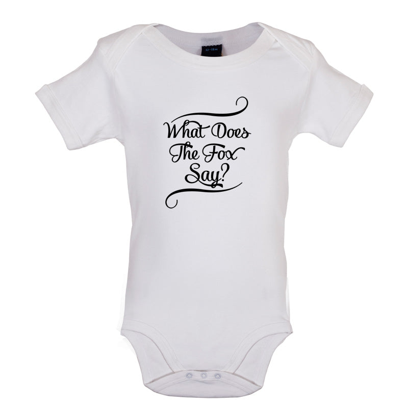 What Does The Fox Say Baby T Shirt