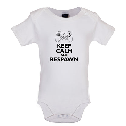 Keep Calm and Respawn Baby T Shirt