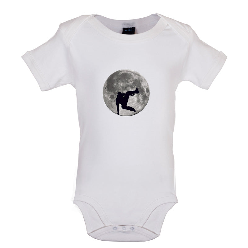 Free Running Moon Baby T Shirt