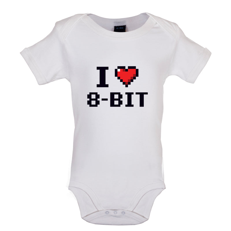 I Love 8-Bit Baby T Shirt