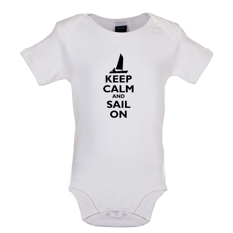 Keep Calm and Sail On Baby T Shirt