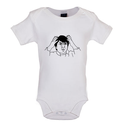 Hands On Head Meme Baby T Shirt