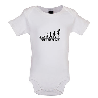 Born To Climb (Rock Climb) Baby T Shirt