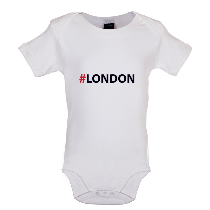 Hashtag London Baby T Shirt