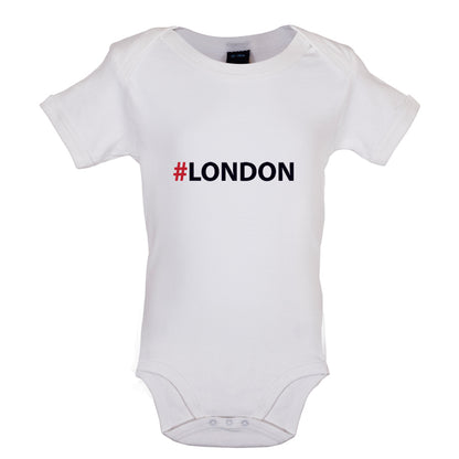 Hashtag London Baby T Shirt