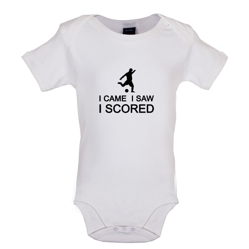 I Came I Saw I Scored Baby T Shirt