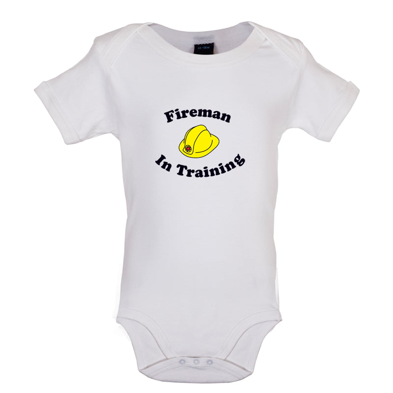 Fireman In Training Baby T Shirt