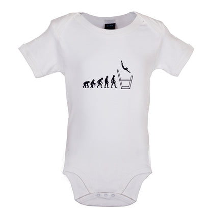 Evolution Of Man Uneven Bars Baby T Shirt