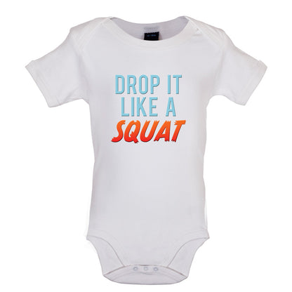 Drop It Like A Squat Baby T Shirt