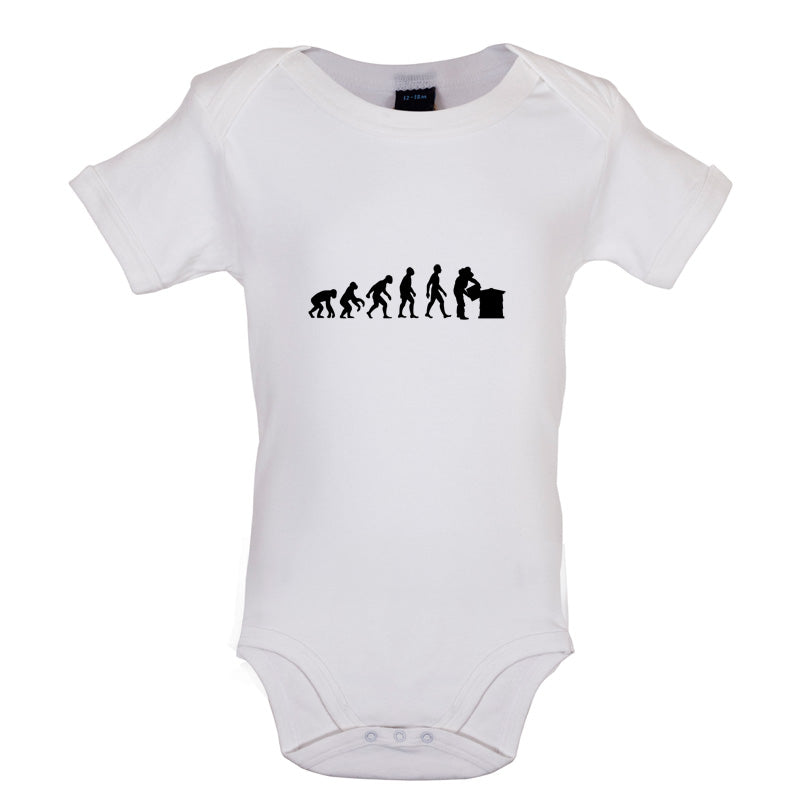 Evolution Of Man Beekeeper Baby T Shirt