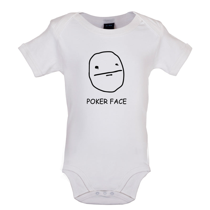 Poker Face Baby T Shirt