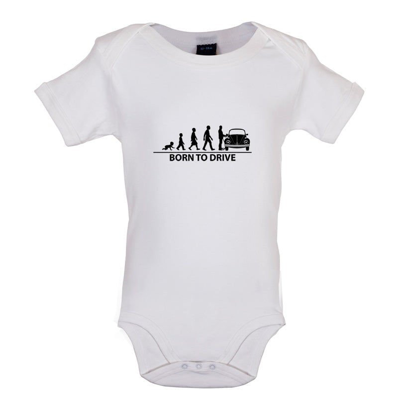 Born To Drive (Beetle) Baby T Shirt