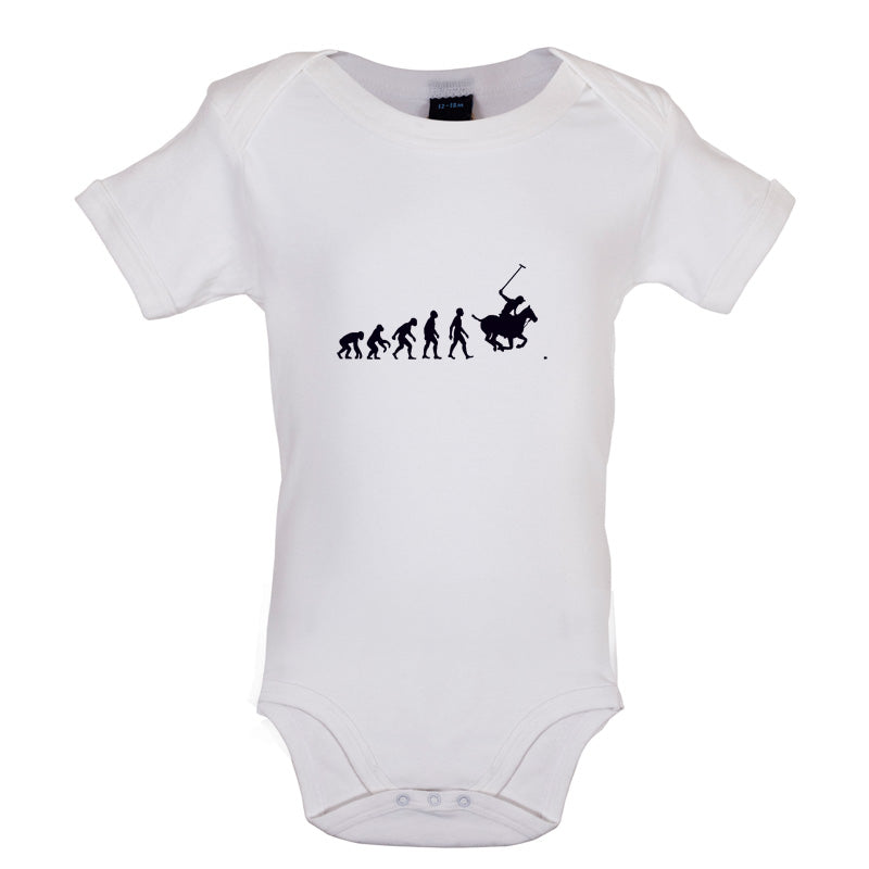 Evolution Of Man Polo Baby T Shirt