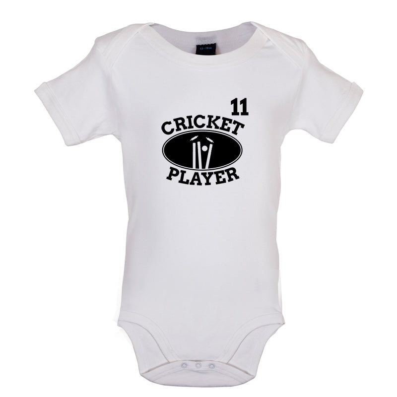 Cricket Player 11 Baby T Shirt