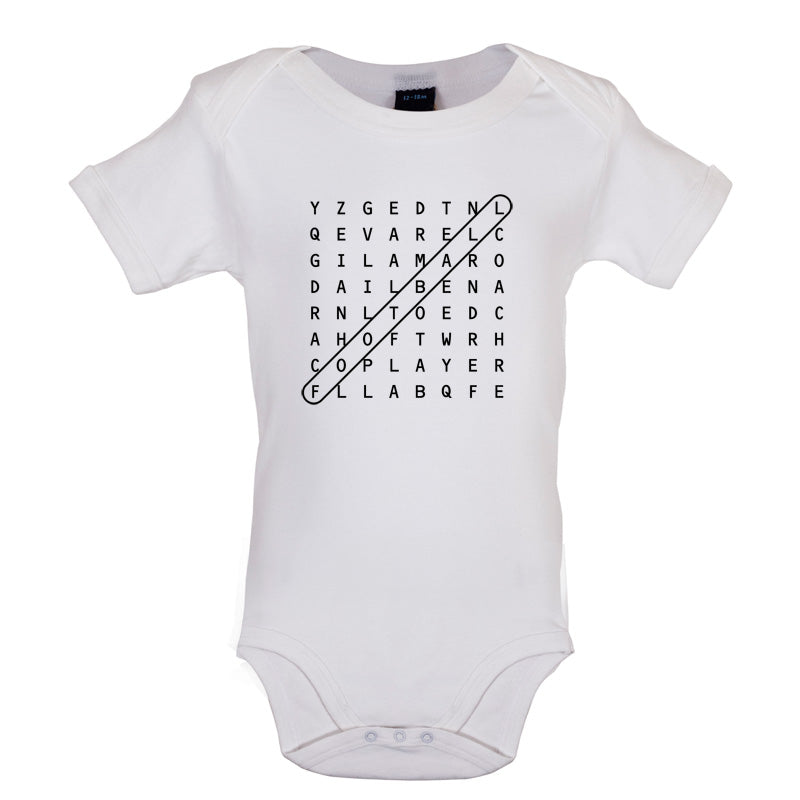 Football WordSearch Baby T Shirt