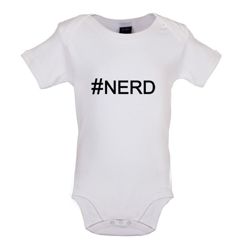 #Nerd (Hashtag) Baby T Shirt