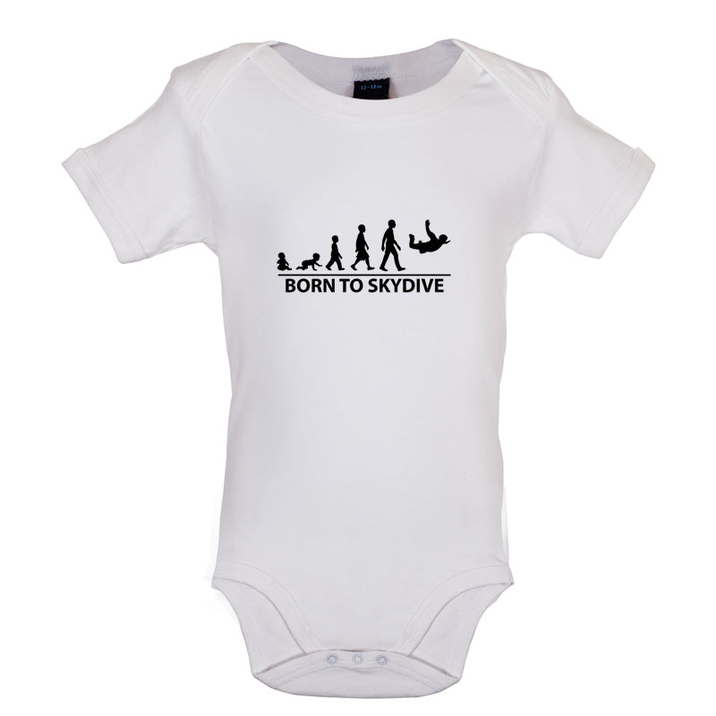 Born To Skydive Baby T Shirt