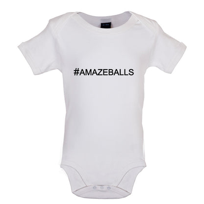 #Amazeballs (Hashtag) Baby T Shirt