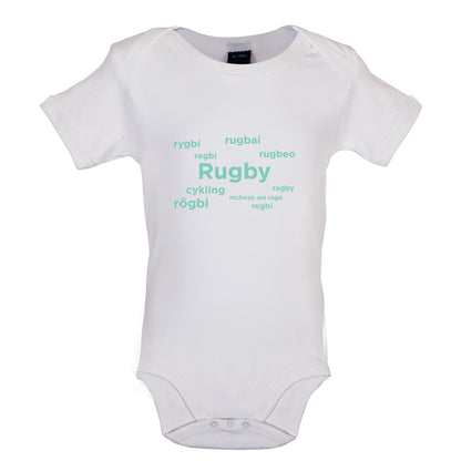 Rugby Languages Baby T Shirt