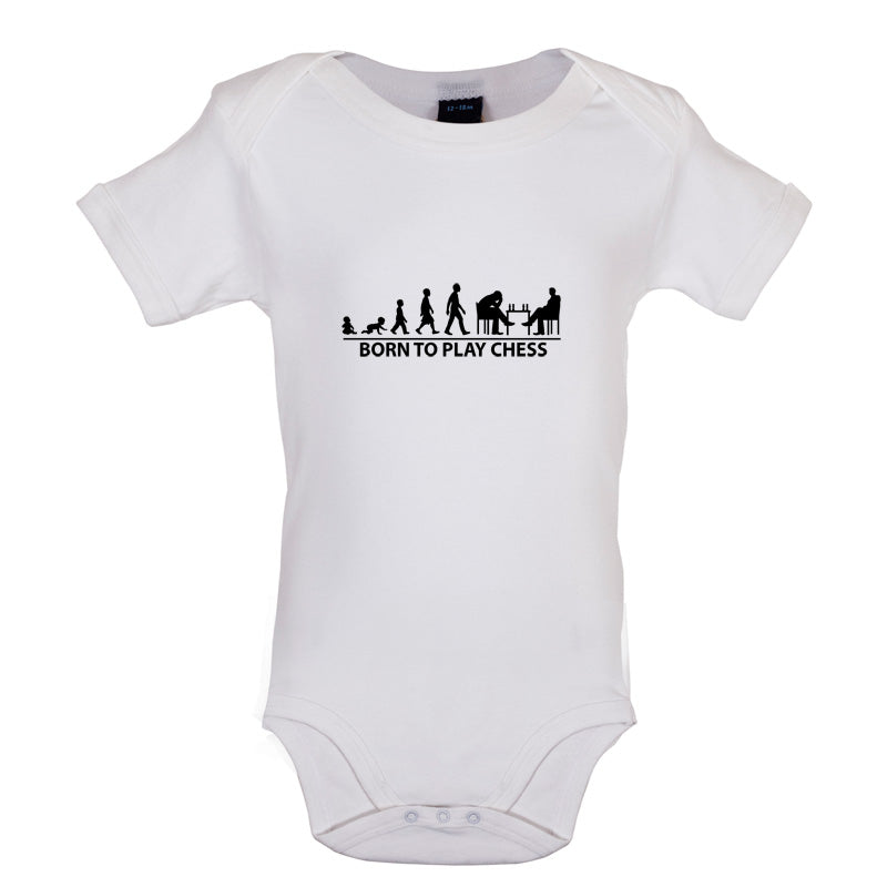 Born To Play Chess Baby T Shirt