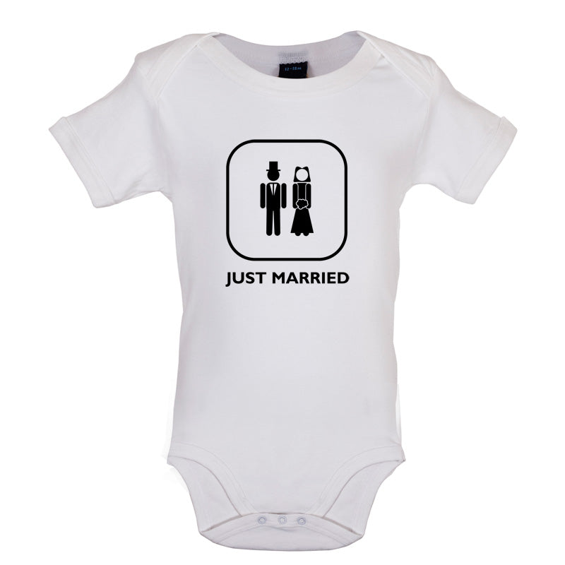 Just Married (Bride And Groom) Baby T Shirt