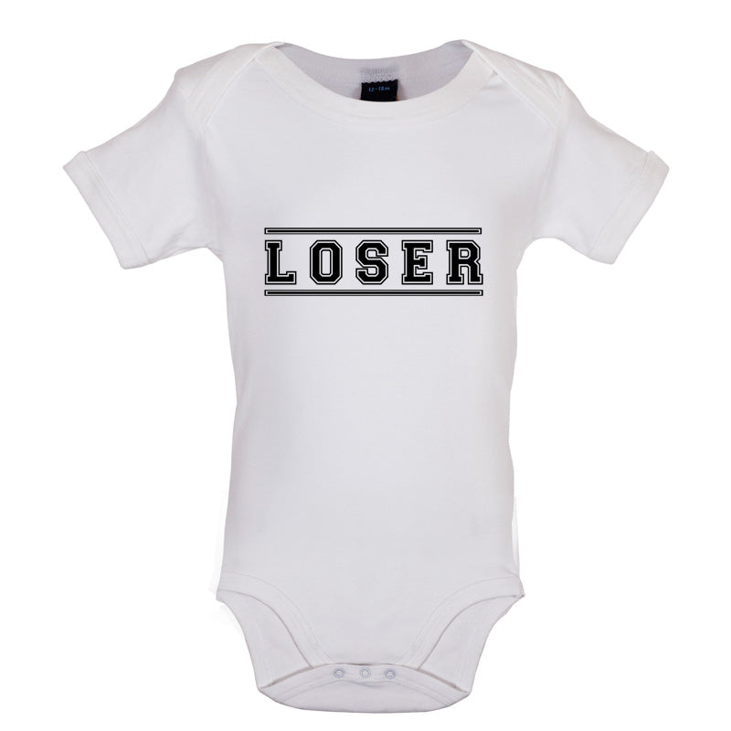 Loser College Font Baby T Shirt