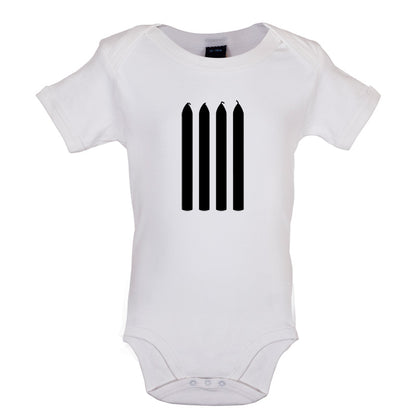 Four Candles Baby T Shirt