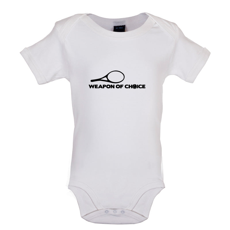 Weapon Of Choice Tennis Baby T Shirt