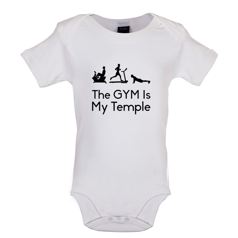 The GYM Is My Temple Baby T Shirt