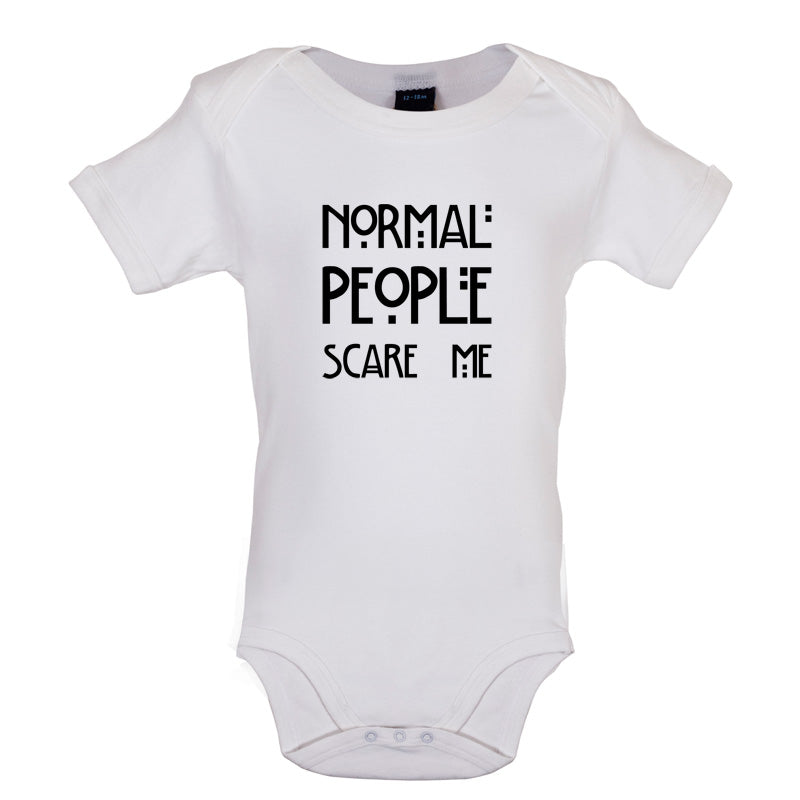 Normal People Scare Me Baby T Shirt