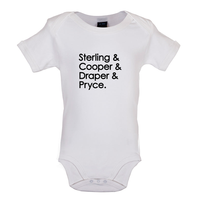 Sterling & Cooper & Draper & Pryce Baby T Shirt