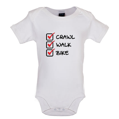 Crawl Walk Bike Baby T Shirt