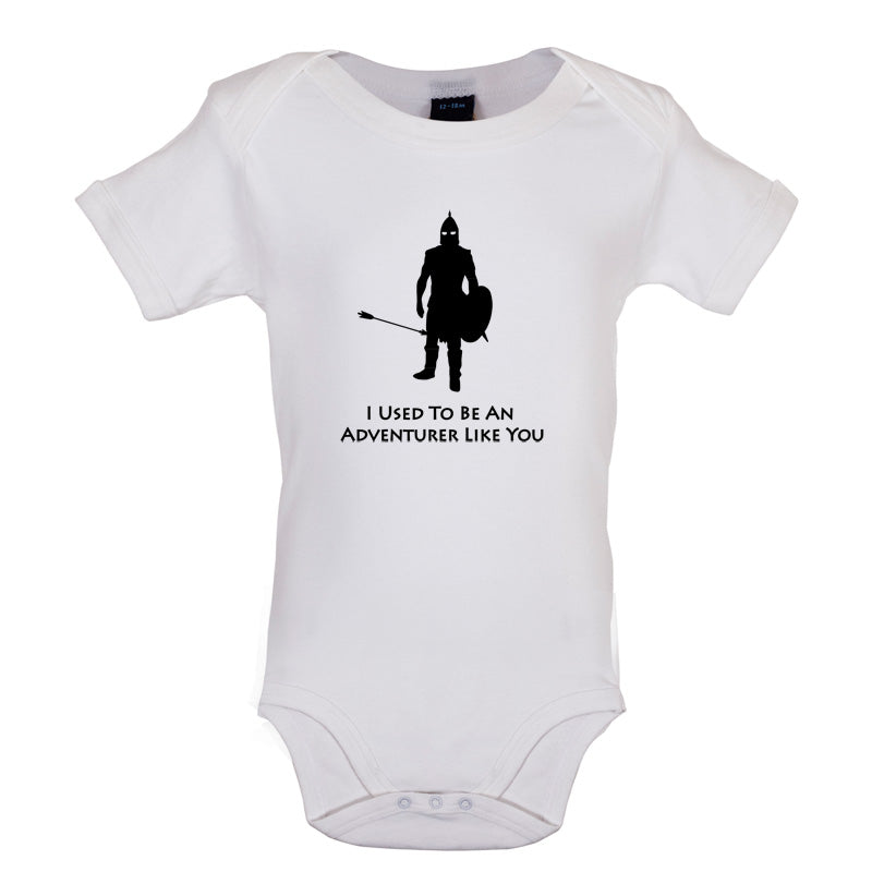 I Used To Be An Adventurer Like You Baby T Shirt