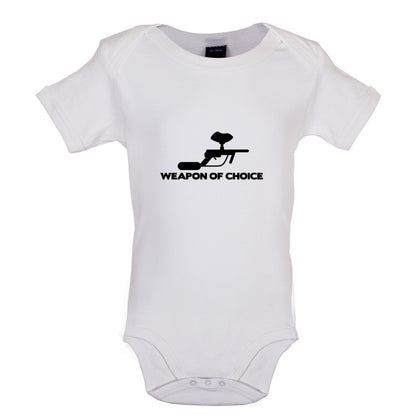 Weapon Of Choice Paintball Baby T Shirt