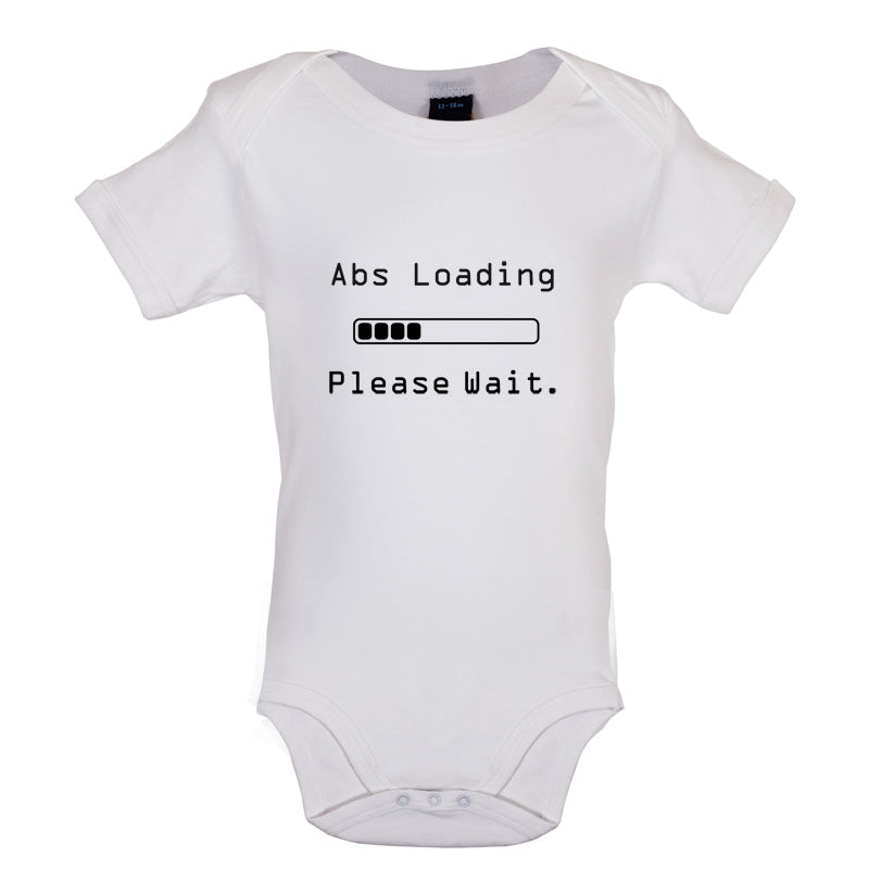 Abs Loading Please Wait Baby T Shirt