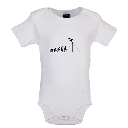 Evolution Of Man Horizontal Bars Baby T Shirt