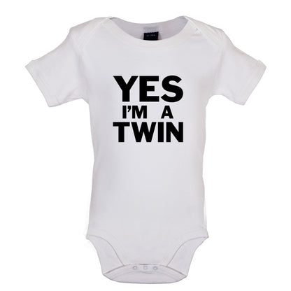 Yes I'm A Twin Baby T Shirt