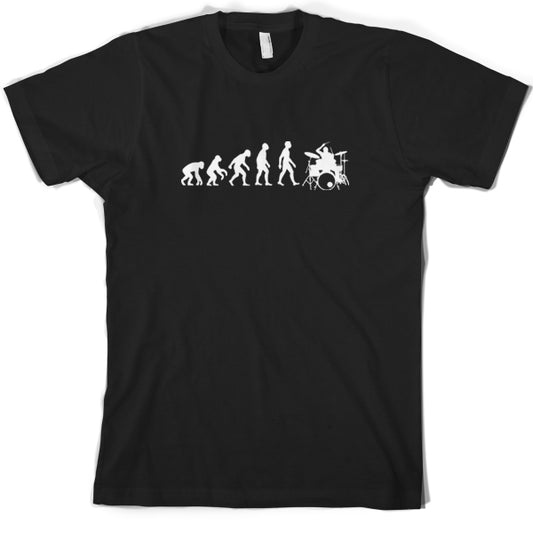 Evolution of Man Drummer T shirt