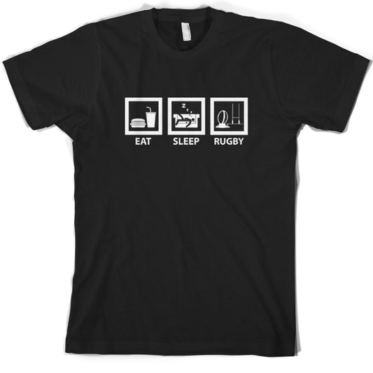 Eat Sleep Rugby T Shirt