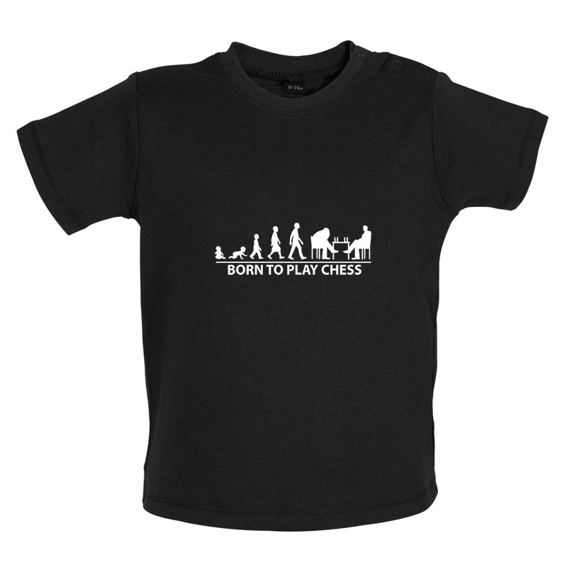 Born To Play Chess Baby T Shirt