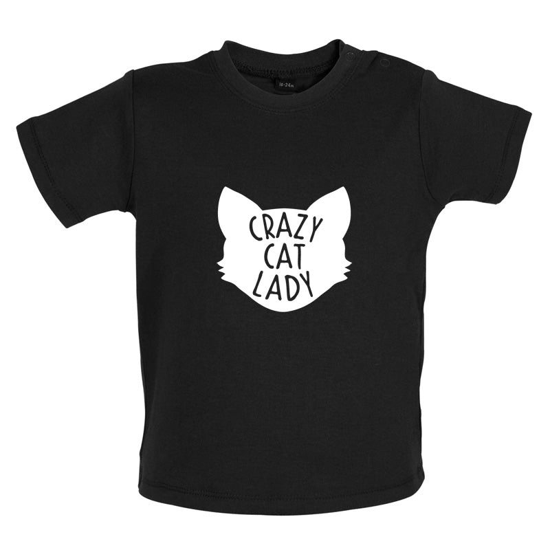 Crazy Cat Lady Baby T Shirt