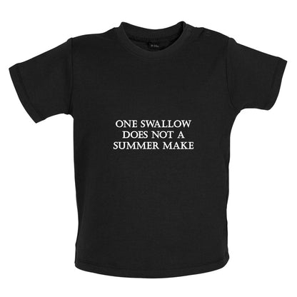 One Swallow Does Not Make A Summer Make Baby T Shirt