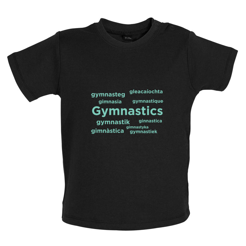 Gymnastics Language Baby T Shirt