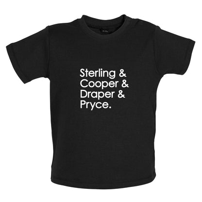 Sterling & Cooper & Draper & Pryce Baby T Shirt