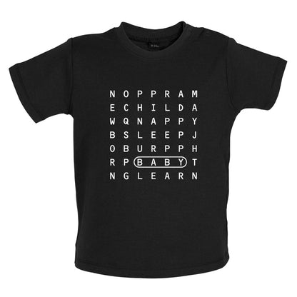 Baby Word Search Baby T Shirt