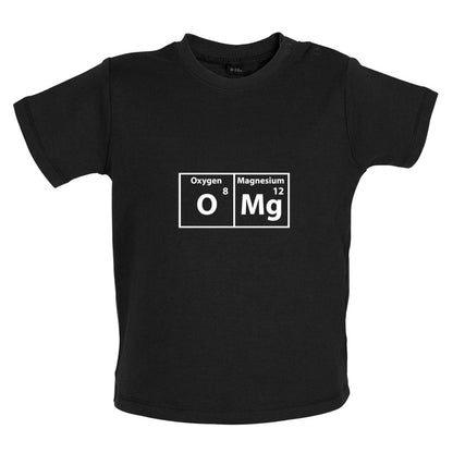 OMG Periodic Table of Elements Baby T Shirt